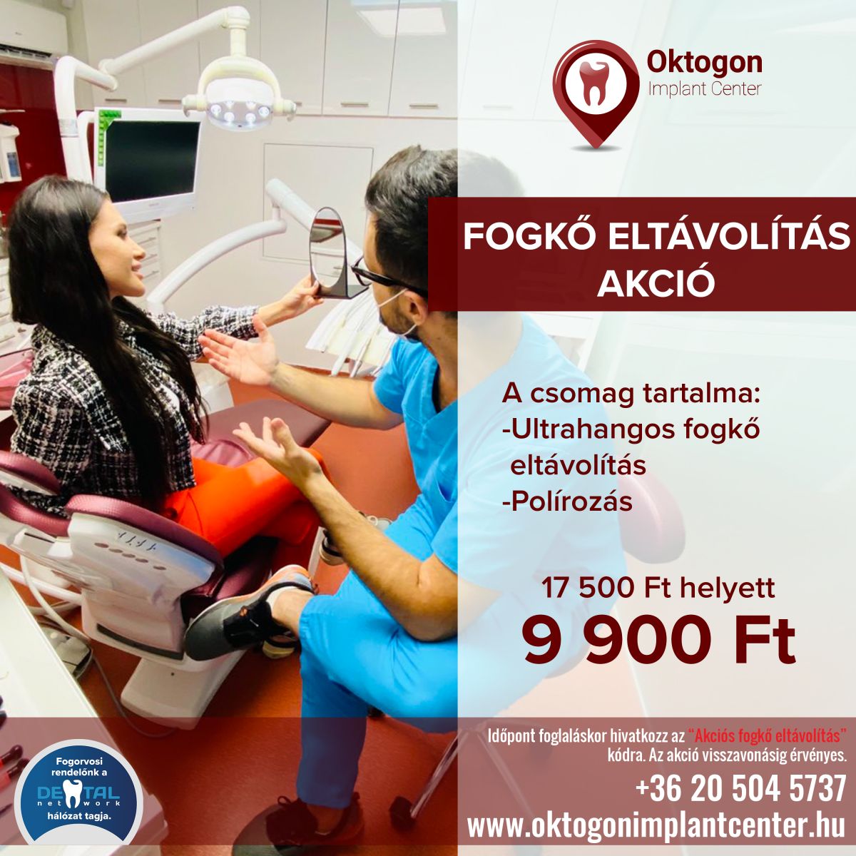 Fogk elt vol t s akci OktogonImplantCenter Budapest